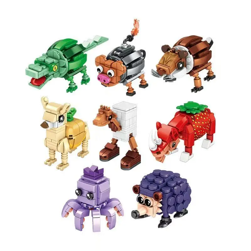 LiriLi Larlla ‌   Figurine bloc jouet Bombombini Guzini ‌ ,Brr Brr Patapim ‌ ,Tralalero Tralala ‌   Figurines jouets blocs de construction pour enfants