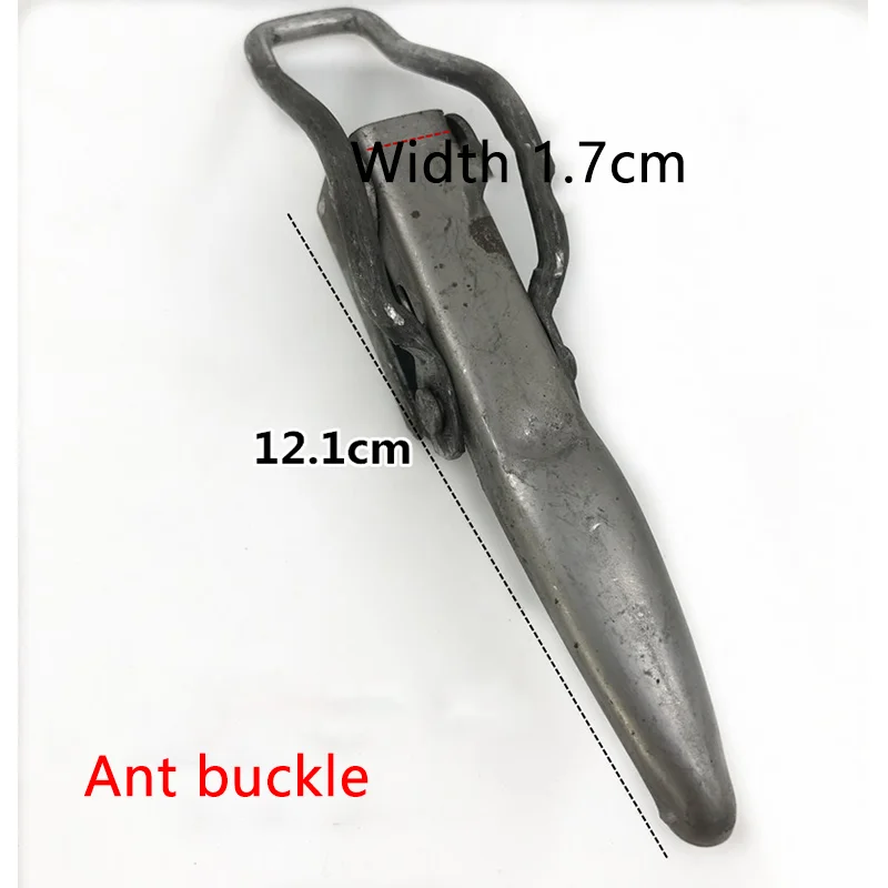 

Electric tricycle compartment ant buckle hand integrated spring buckle plus welding piece