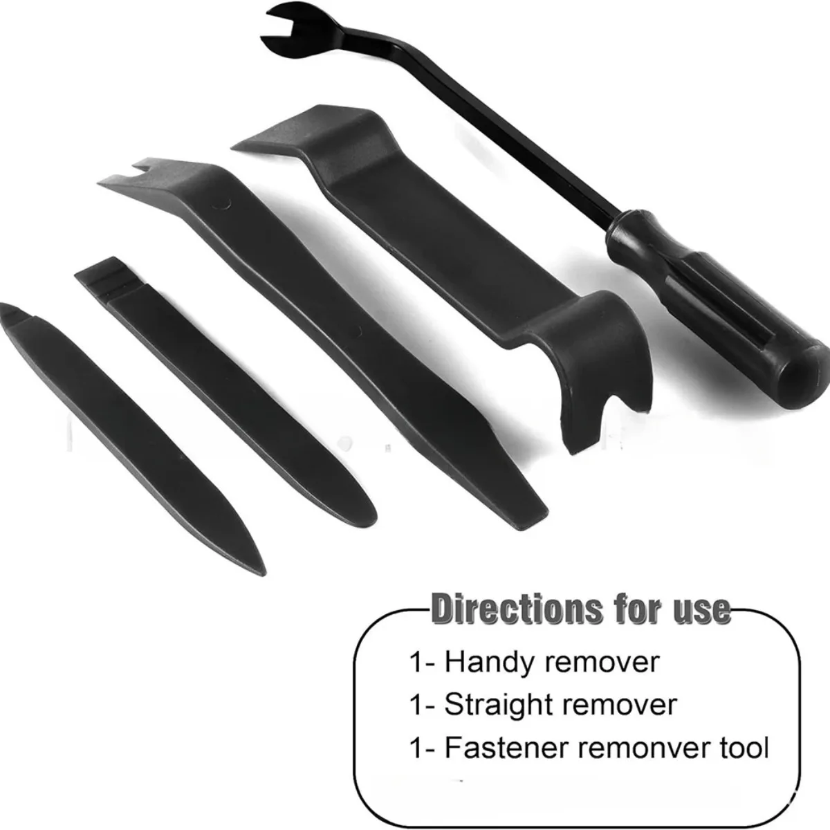 No Scratch Plastic Pry Tool Kit 1-5PCS Auto Trim Removal Tool Kit Interior Door Panel Clip Fastener Removal Set Used For Vehicle