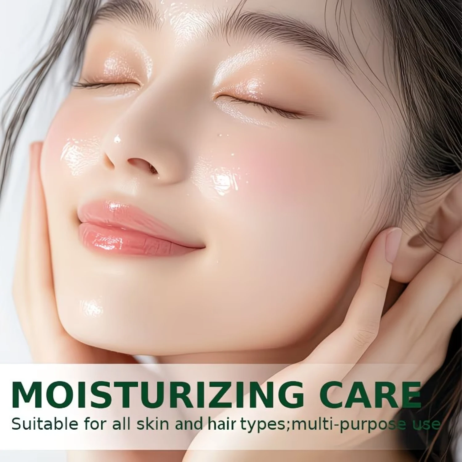 Pure Aloe Vera Gel with Hyaluronic Acid, Cooling & Moisturizing for All Skin Types