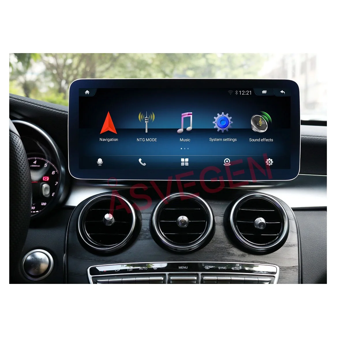 

12.3'' Android 12 Car DVD Radio Video Player For Mercedes-Benz C/GLC/V Class 2014-2021 W205 NTG With GPS Navigation Stereo