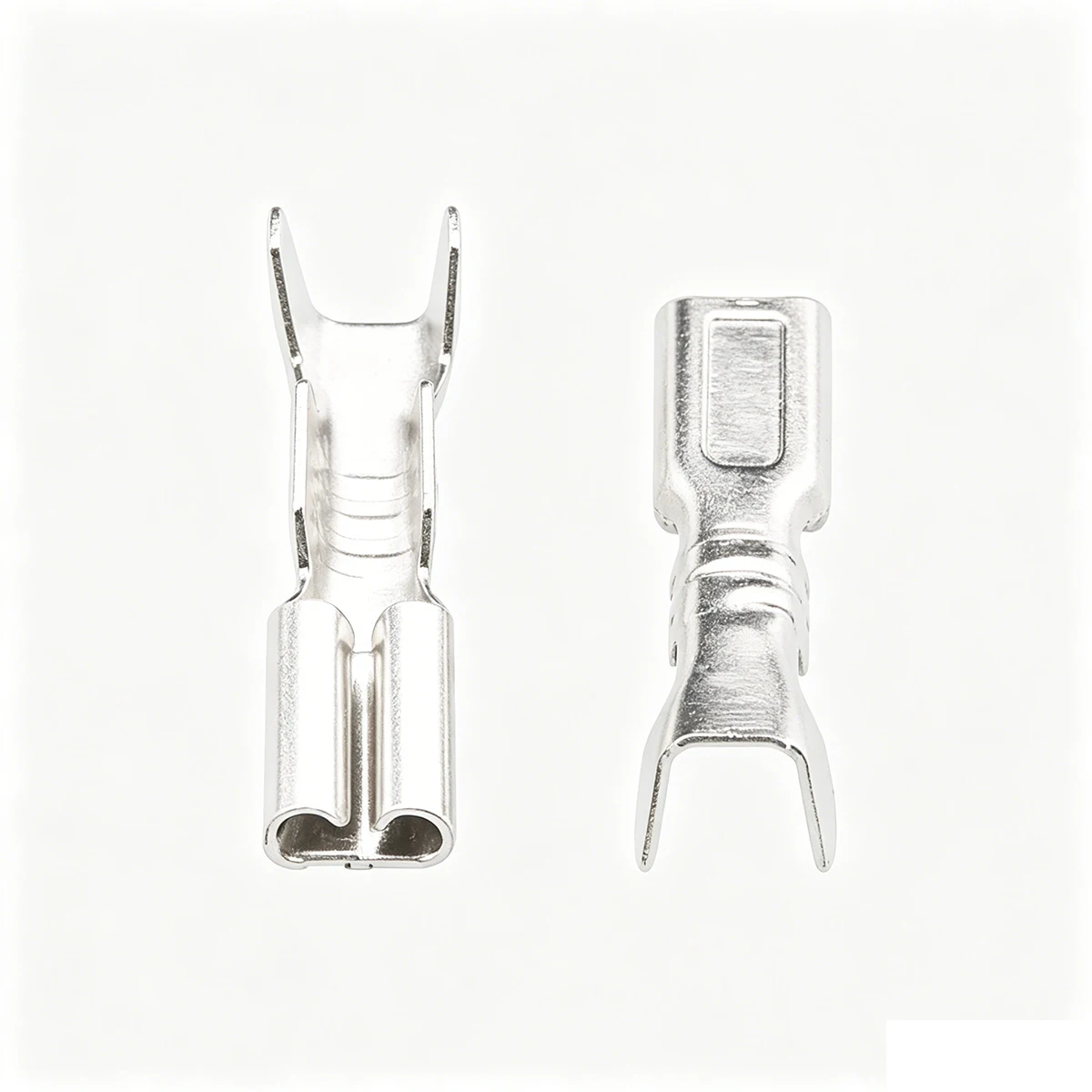 DJ622-D2A 2.0 Crimp Terminal Tin Plated Copper Straight Insert Spade Pin Cold Press Wire Connector Wiring Insert Terminal