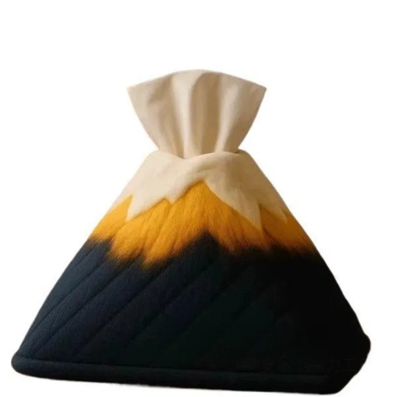 Romantic Sunshine Mountain Landscape Tissue Box Ornament Stylish Home Desktop Decorative Art Craft