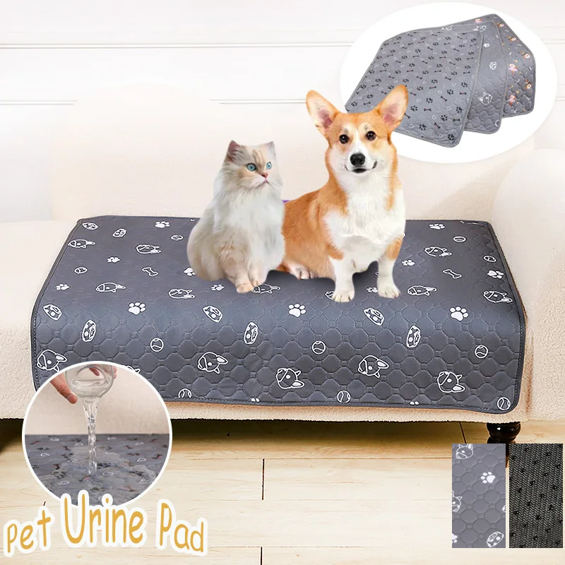 Dog Pee Pads Washable Dog Pet Diaper Mat Waterproof Puppy Cat Training Diaper Mat Pet Supplies