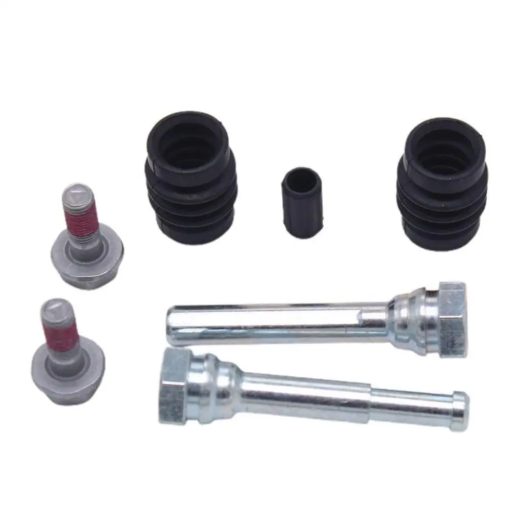 Front Brake Caliper Slider Pin Guide Kit Metal Replacement Spare Boot for Automotive Maintenance Workshop