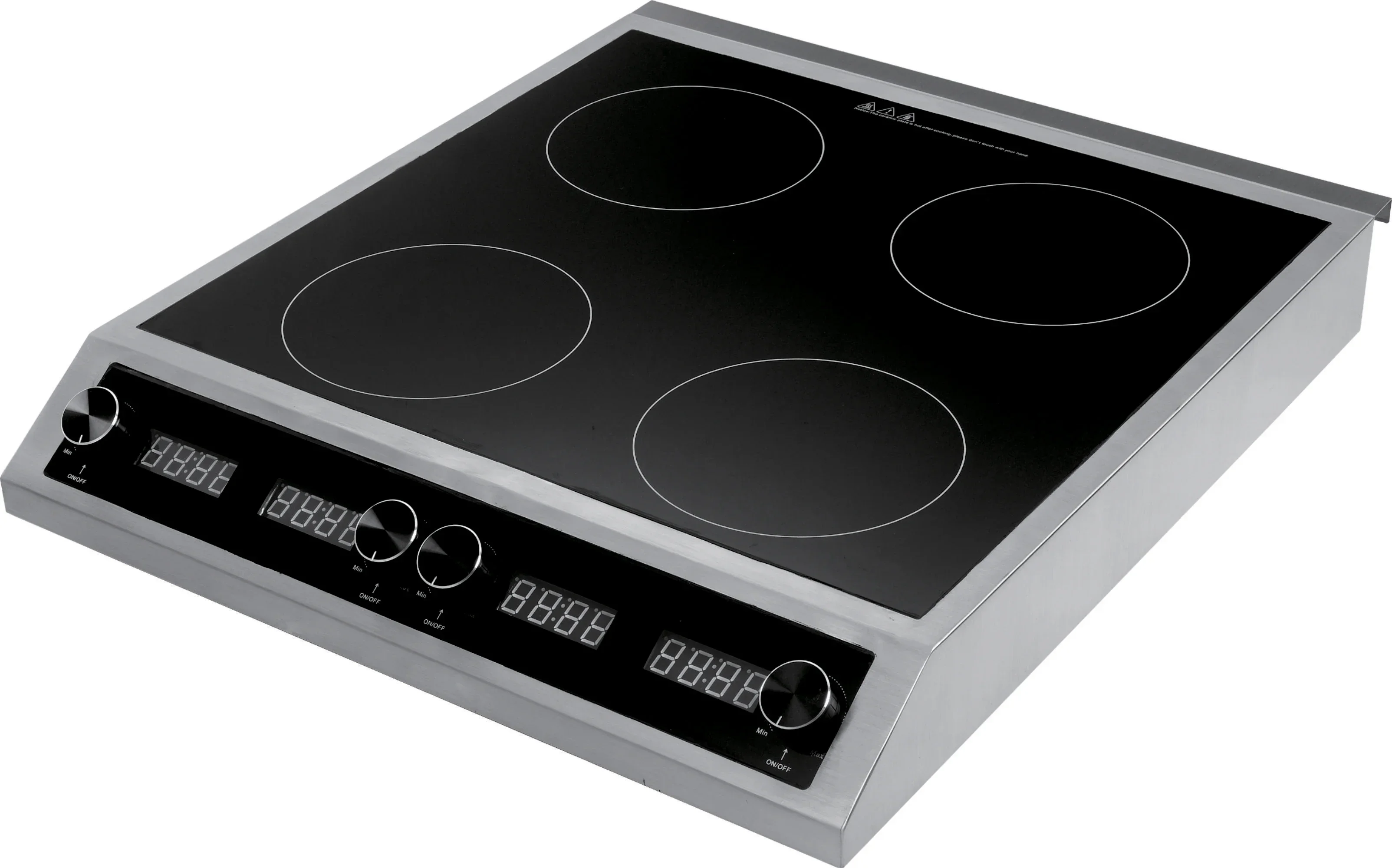 Commercial Induction Cooktop with 4 Digital LED Display Kitchen Machines