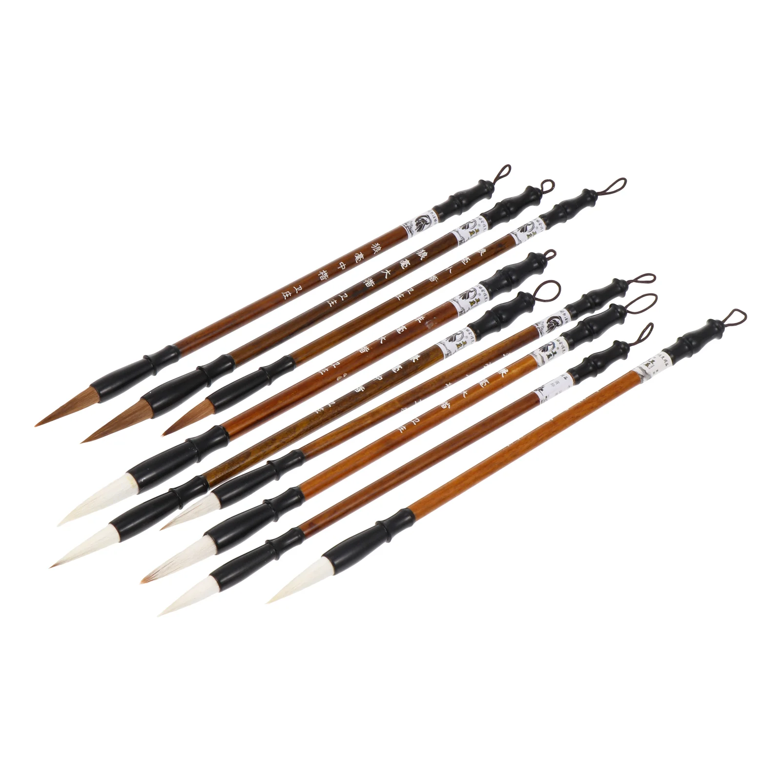 9 Pcs Watercolor Brush Pens Japanese Stationery Calligraphy for Painting Tool Creative Kit