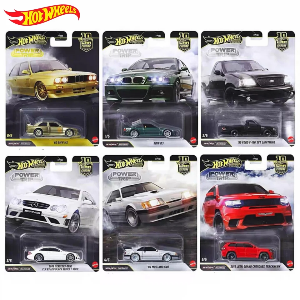 

Hot Wheels Premium Bmw M3 Car Culture Power Trip Series 1/64 Scale Metal Diecast Car Real Riders Collectible Vehicle Fpy86