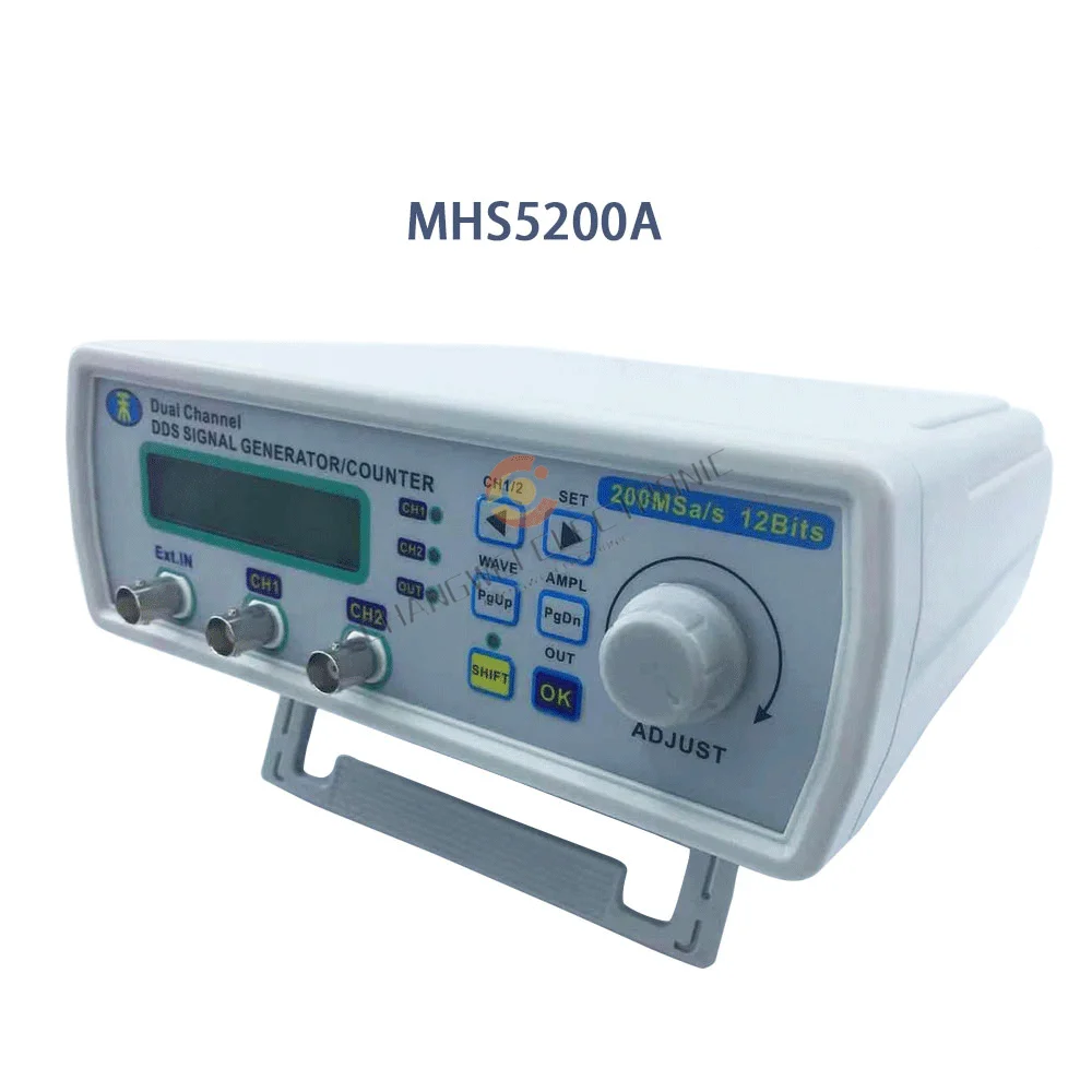 MHS5200A Full Digital Control DDS Dual Channel Function Arbitrary Wave Signal Source Generator Frequency Counter Countin