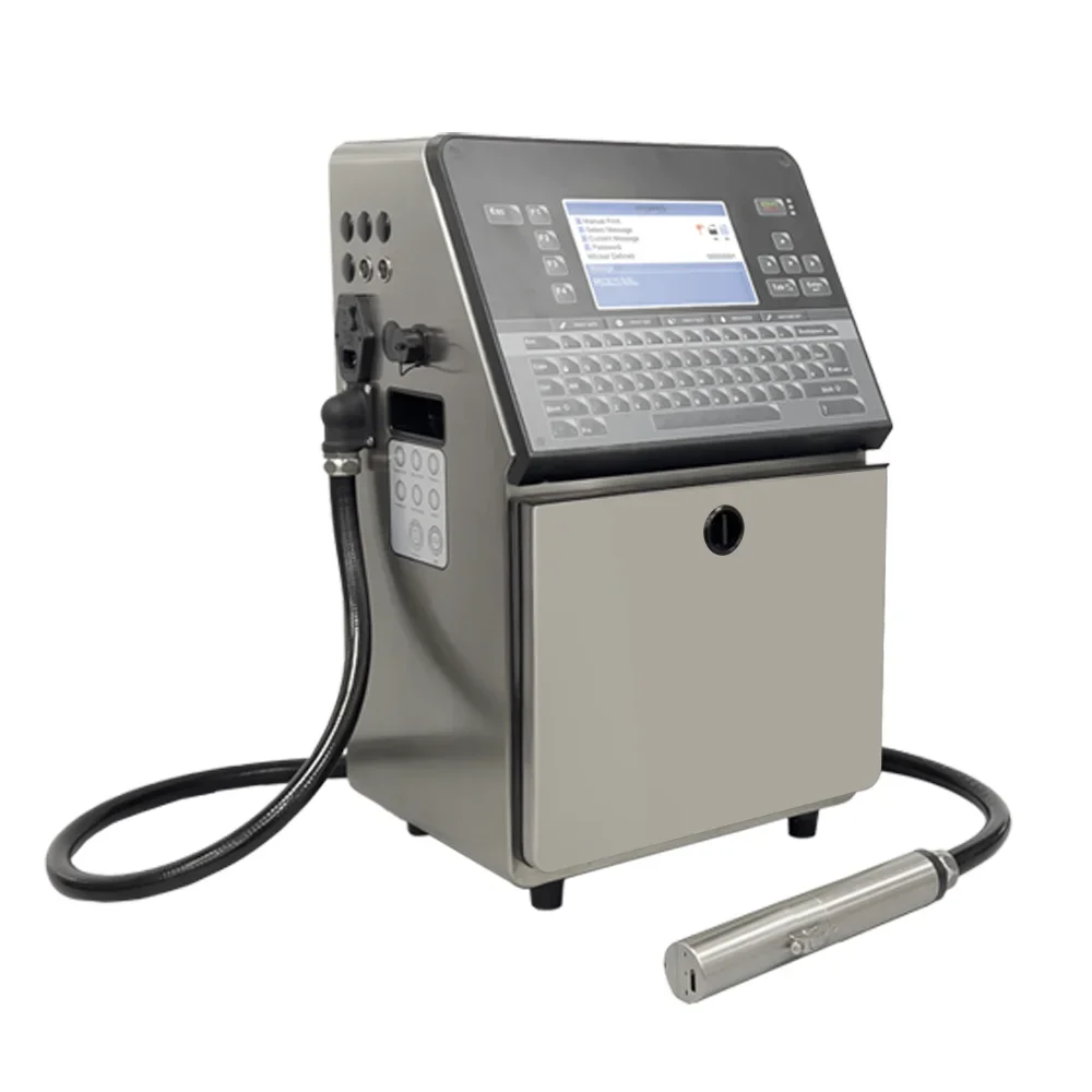 industrial batch code qr code printing machine high speed cij printer