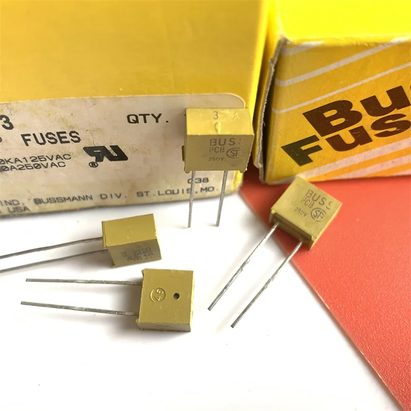 5PCS PCB-3 Imported PCB circuit board fuse 3A 250V fast-melting BK/PCB-3 genuine