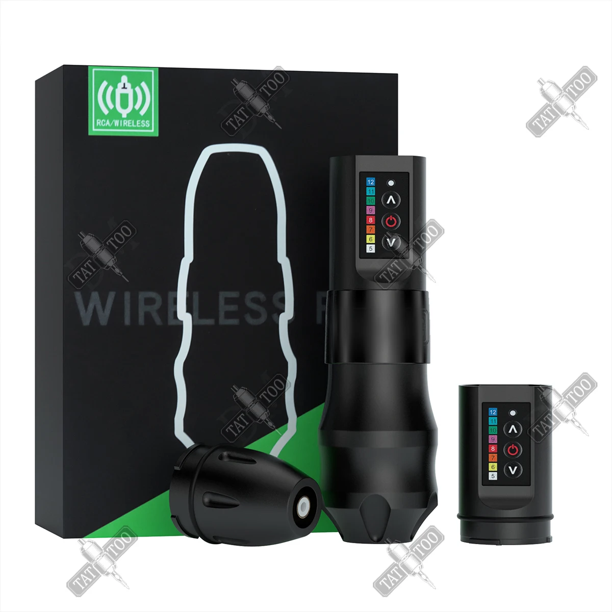 DM EXO Wireless Tattoo Machine 4.0 Stroke 2400mAh Battery Large Capacity Lithium Battery Strong Coreless Motor For Tattoo Artist image 3