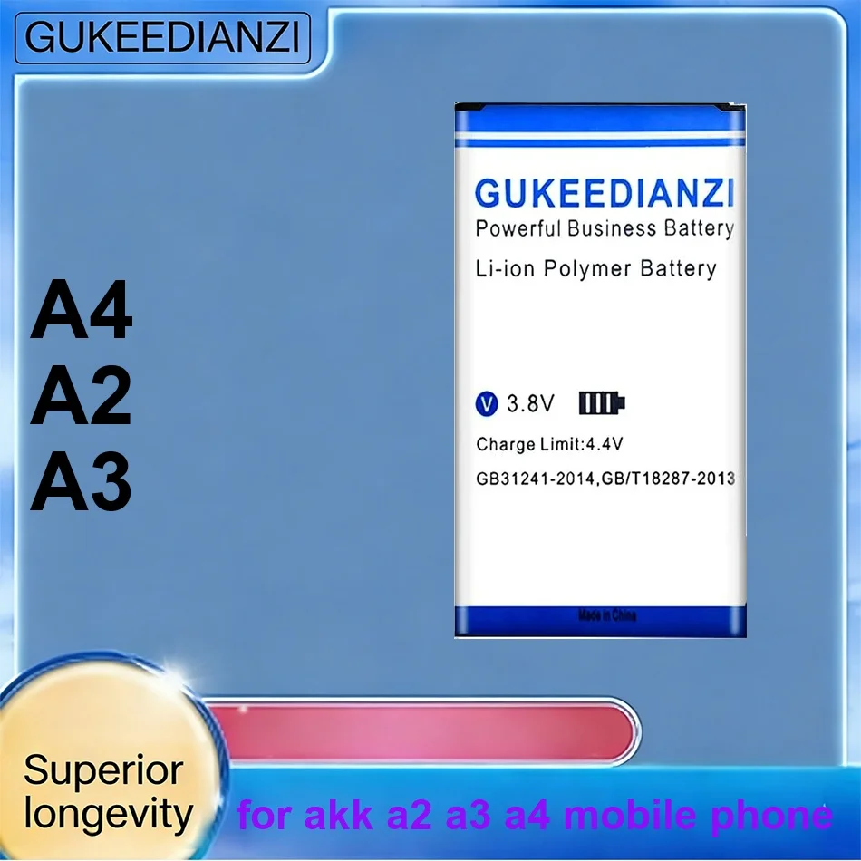 

Mobile Phone Battery Stable 2550-2850mAh For Akk A2 A3 A4 Mobile Phone