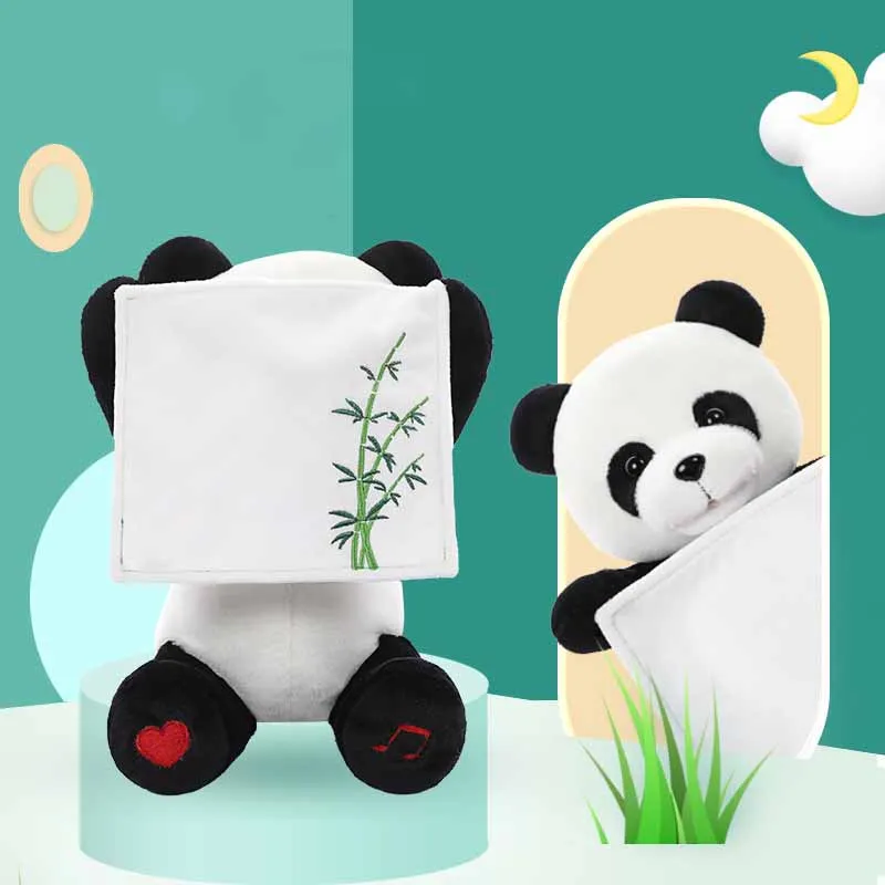 

Милая панда с дистанционным управлением, обучающий язык, пение, Интеллектуальный разговор, Детский интерактивный пазл, электрические игрушки