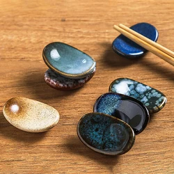 1pc Earthenware Ingot Chopstick Holder Chopsticks Rest For Diy Home Restaurant Dining Table Accessories Supplies Chopstick Stand