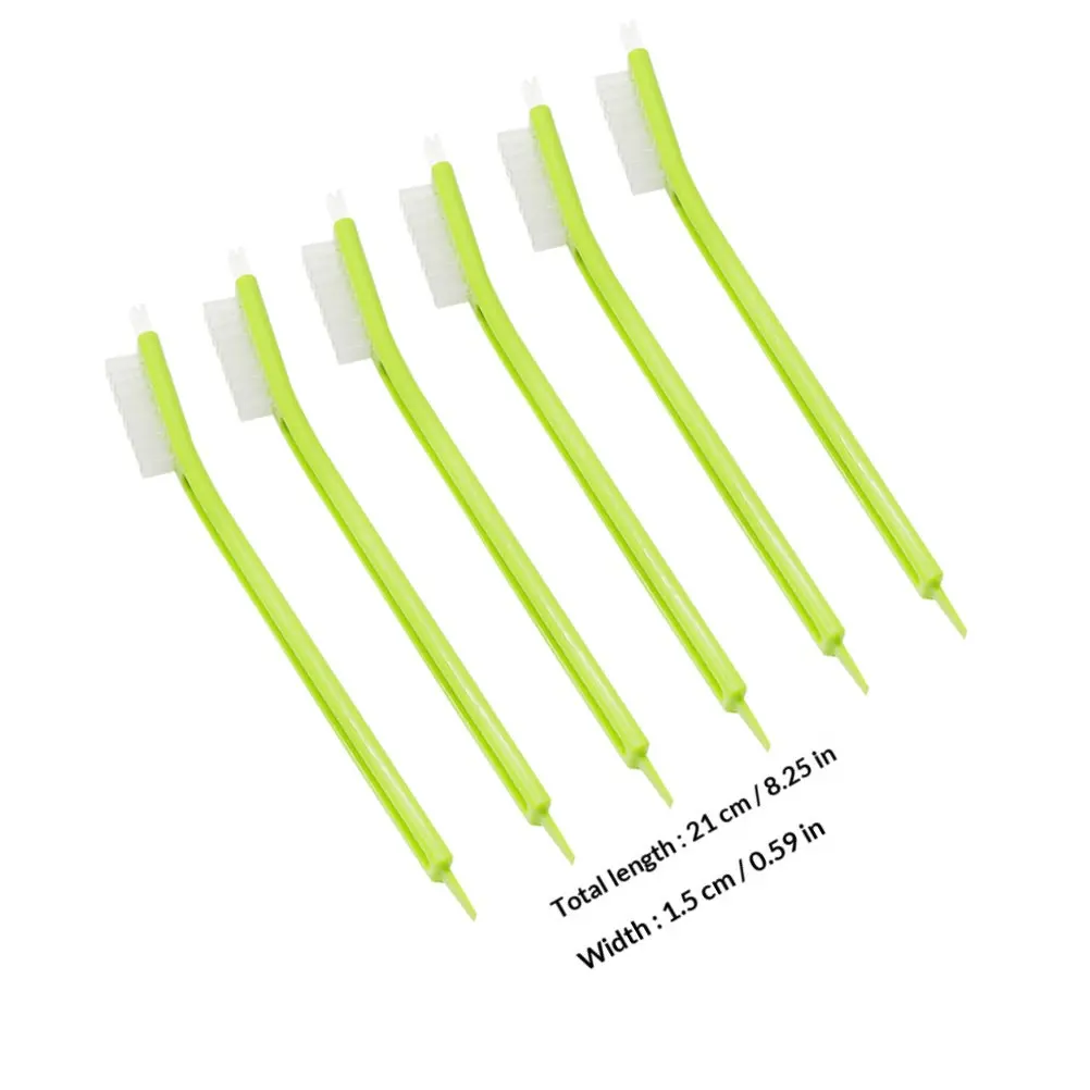 6pcs Long Handle Compact Cleaning Brush Set for Soymilk Machine, Coffee Grinder, Juicer & Food Processor