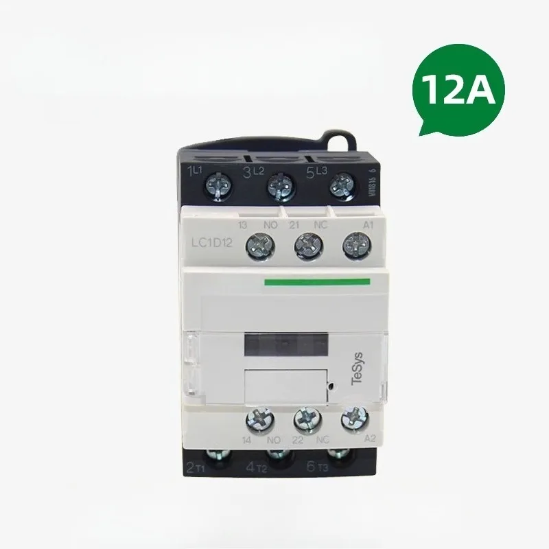 

Contactor 220V LC1D12 three-phase AC 380V elevator 110V DC 24V auxiliary 1 open 1 close