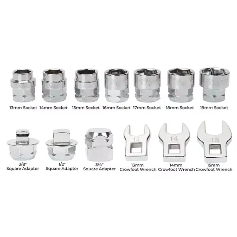 

15 шт., набор ключей с трещоткой, удлинитель, регулируемый натяжитель, специальный инструмент для авторемонта для разборки и сборки