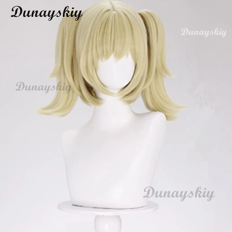 Burnice Whita Cosplay Wig Zenless Zone Zero Sons of Calydon Double Ponytail Hair Heat-resistant Fiber Hair Free Net Halloween