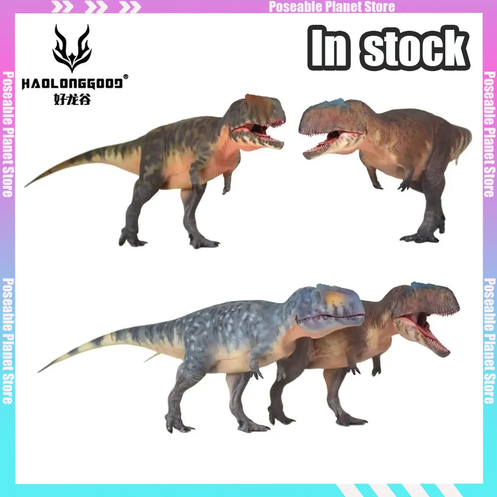 

В наличии Новый продукт HaoLongGood Giganotosaurus Динозавр Юрского периода Игрушки Модель 1/35 52 см