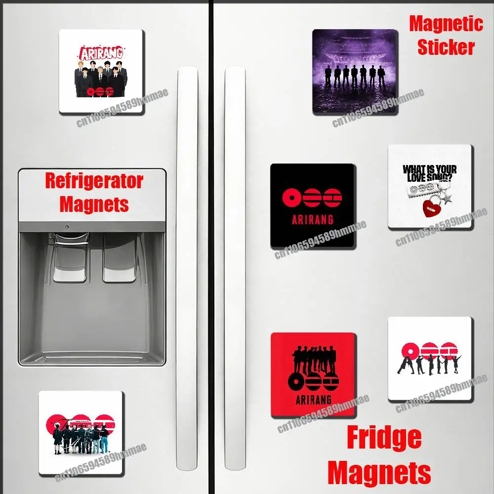 

For A-ARIRANGS Fridge Freezer Refrigerator Magnets Kitchen Metal Cabinet Magnetic Sticker Card