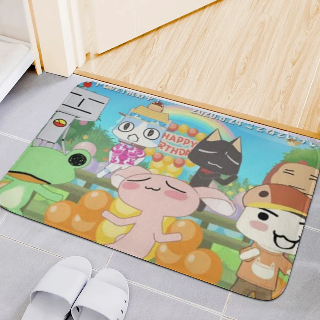 Inoue Toro Cute Cat Living Room Rug Carpet Flannel Slip Mat Decor Aesthetic Dressing