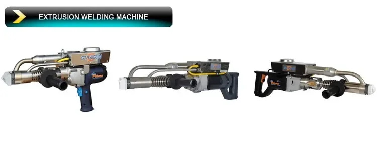 Extrudeuse R-SB-20 de main de machine de soudure d'extrusion de tuyau en plastique de HDPE