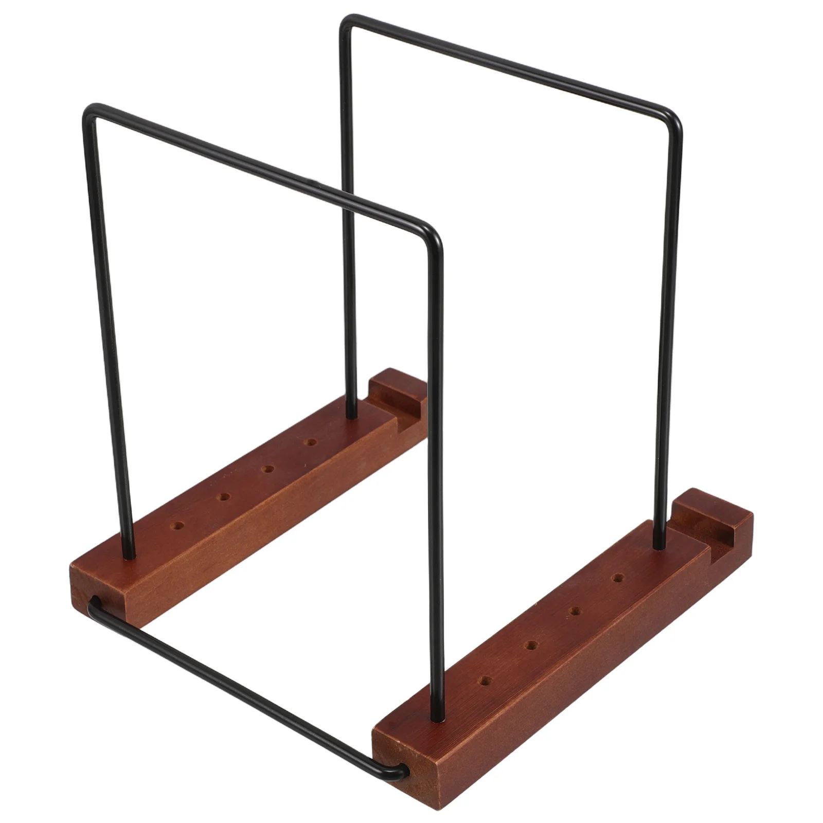 

Wood Iron Vinyl Record Organizer Rack Desktop Portable Holder for Vinyl Records Cds Display Record Holder Wooden