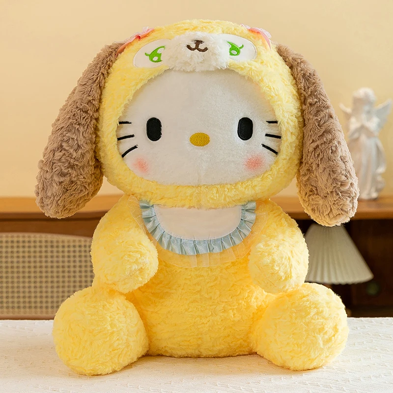 23/30/45cm Sanrio große Plüschtiere Hallo Kitty Cinna moroll Stich Pochacco gefüllte Plüsch puppen Kawaii Spielzeug Kinder Geburtstags geschenke