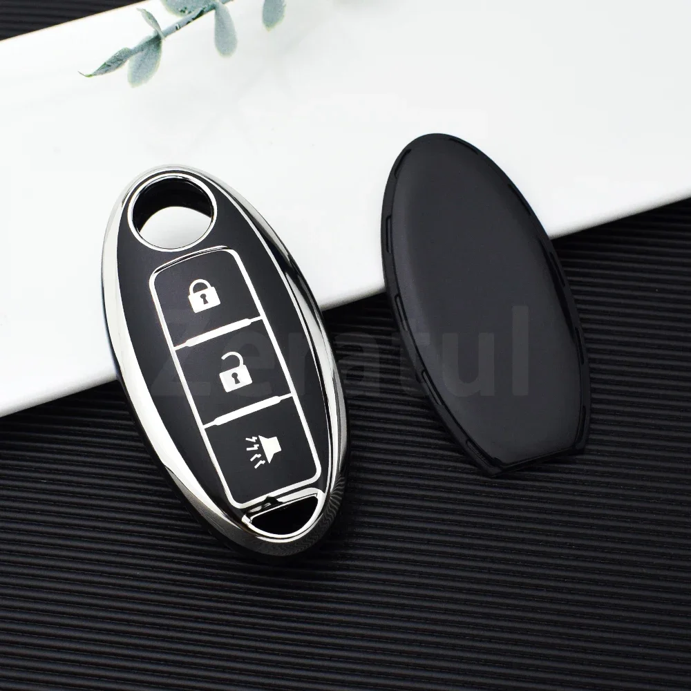 3 Button Car Remote Key Case Cover For Nissan Qashqai J11 J10 Kicks Tiida Pathfinder Murano Juke Rogue XTrail T32 T31 Versa Note