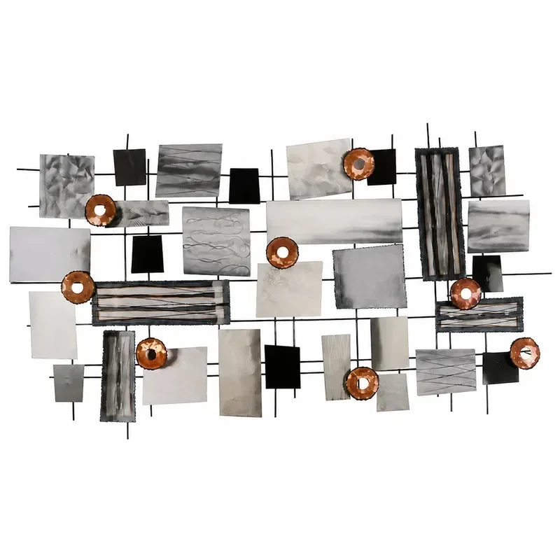 Wall decoration pendant creative room layout living room sofa background wall wrought iron wall decoration