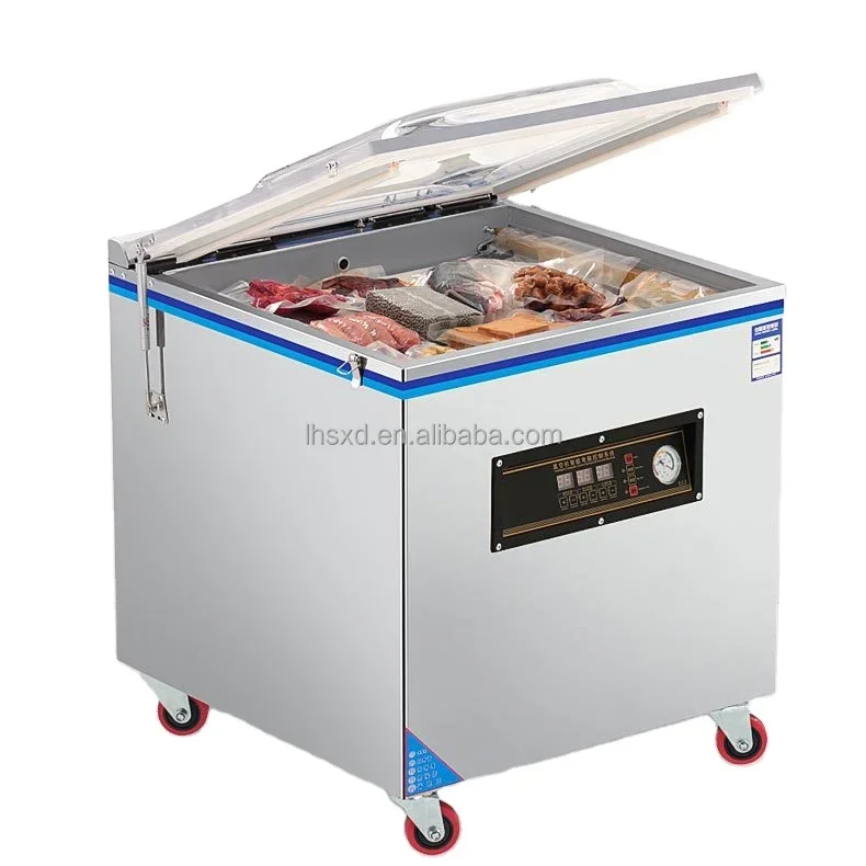 

Commercial Automatic Vacuum Machine Dry and Wet Dual Purpose Cooked Food Packaging and Sealing Machine