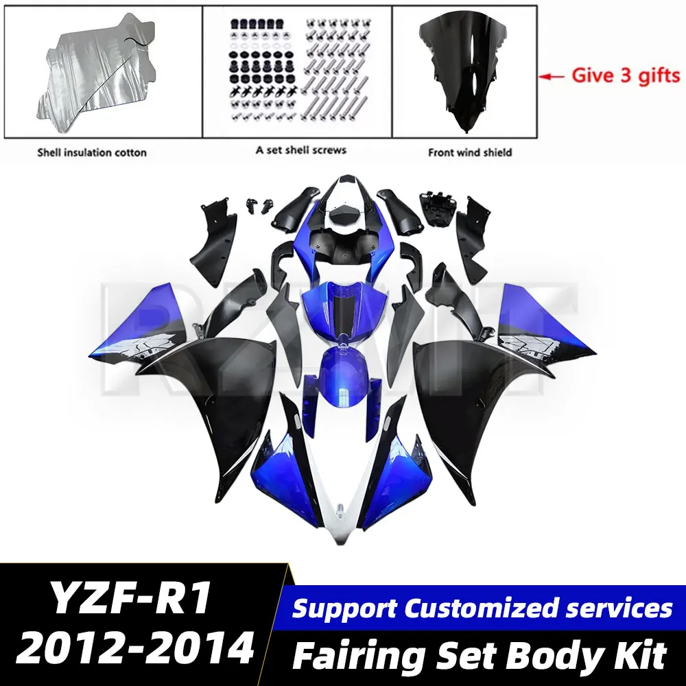 

Motorcycle Fairings Set For YAMAHA YZF-R1 2012-2014 Body Kit Bodywork Set Shell Injection Accessories YZF-R1 12-14 Y1013-103a