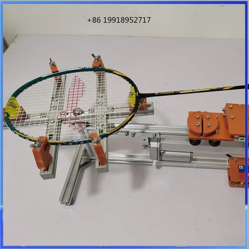 Clamp-Type Electric Badminton Racket Stringing Machine Wire Stretcher DIY Racket Frame Threading Machine Standard JJ356