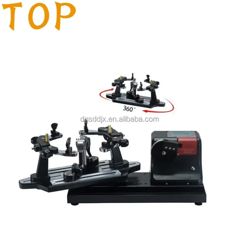 Newly Upgraded Top 9-102 Pounds Computer Threading Machine Badminton Tennis Racket Automatic Racket Belt Clamp Threading Machi
