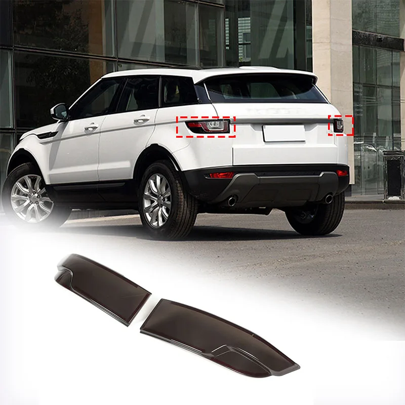 

For Land Rover Evoque 2012-2019 Car Rear Tail Light Shell Brake Light Reversing Lamp Blackened Tail Lamp Cover Accessories