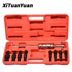 9Pcs Blind Hole Kit Slide Hammer Pilot Internal Bearing Puller Bearing Extractor Automotive maintenance Removal Tool Kit