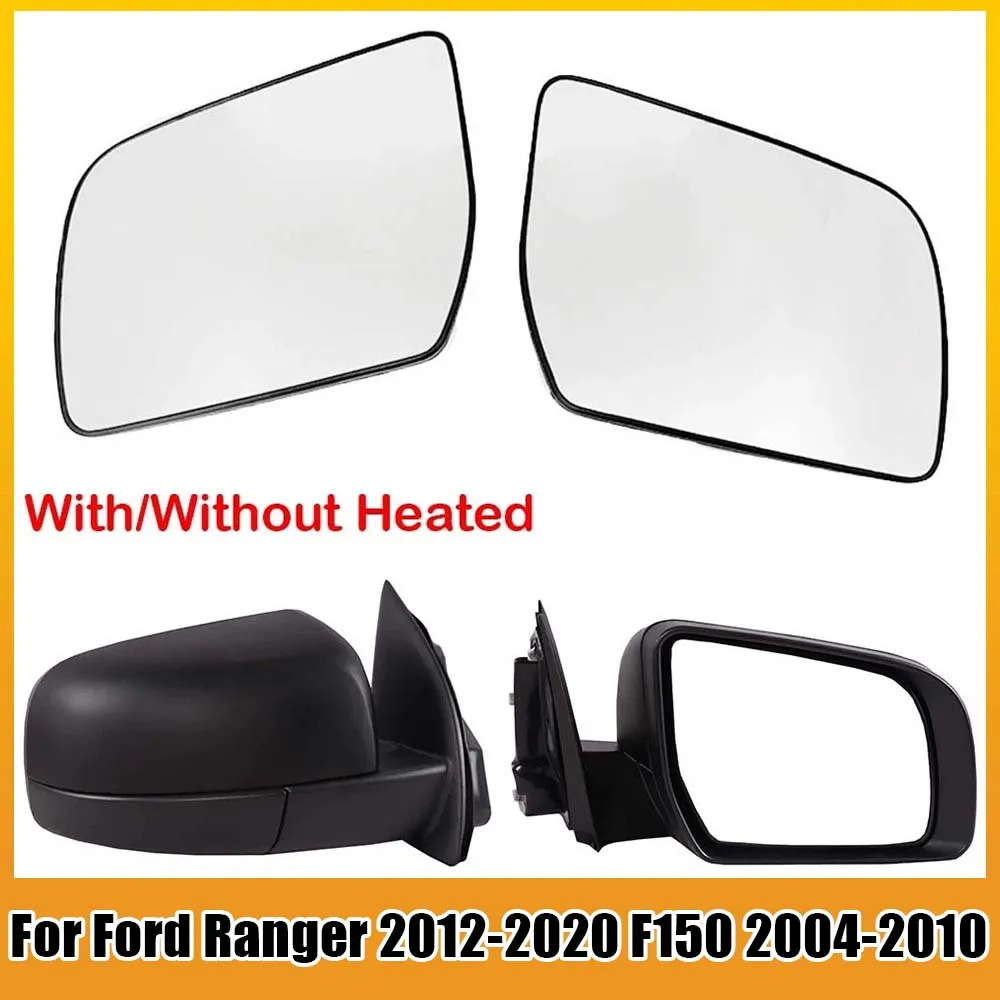 For Ford Ranger 2012-2020 F150 2004-2010 1x Left Right Side Lens Split Mirror Heated Door Glass Rearview Lens Accessories