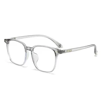 全新眼鏡框 時尚透明防藍光鏡框 超輕量藝術平光眼鏡 男女通用 簡約眼鏡 8 最佳銷售 男士透明鏡框 - №3