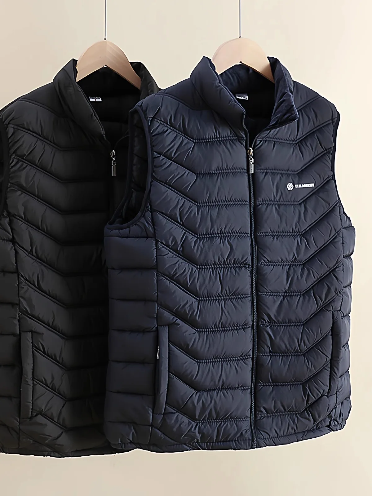 

Мужской свободный легкий пуховый жилет из хлопка, модный утепленный хлопковый жакет, теплая верхняя одежда для осени и зимы, новинка