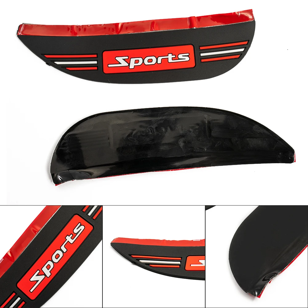 Rearview Rearview Mirror Visor Flexible Accessories Board Rain Eyebrow Approx 180mm*60mm Cover High-quality PVC Useful