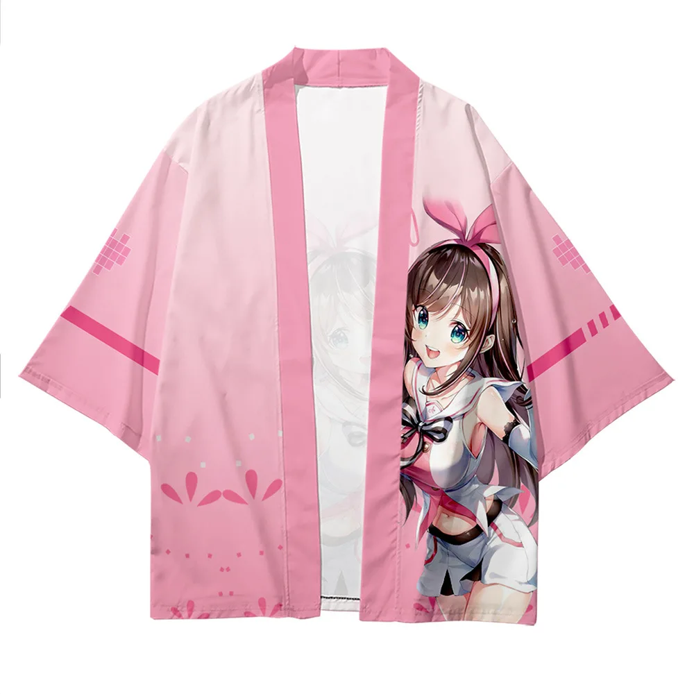 

2023 newest Girls Quimono Anime Kawaii Cartoon Japanese Style Kimono Cardigan Women Cosplay Haori Yukata Harajuku Top Robe Loose