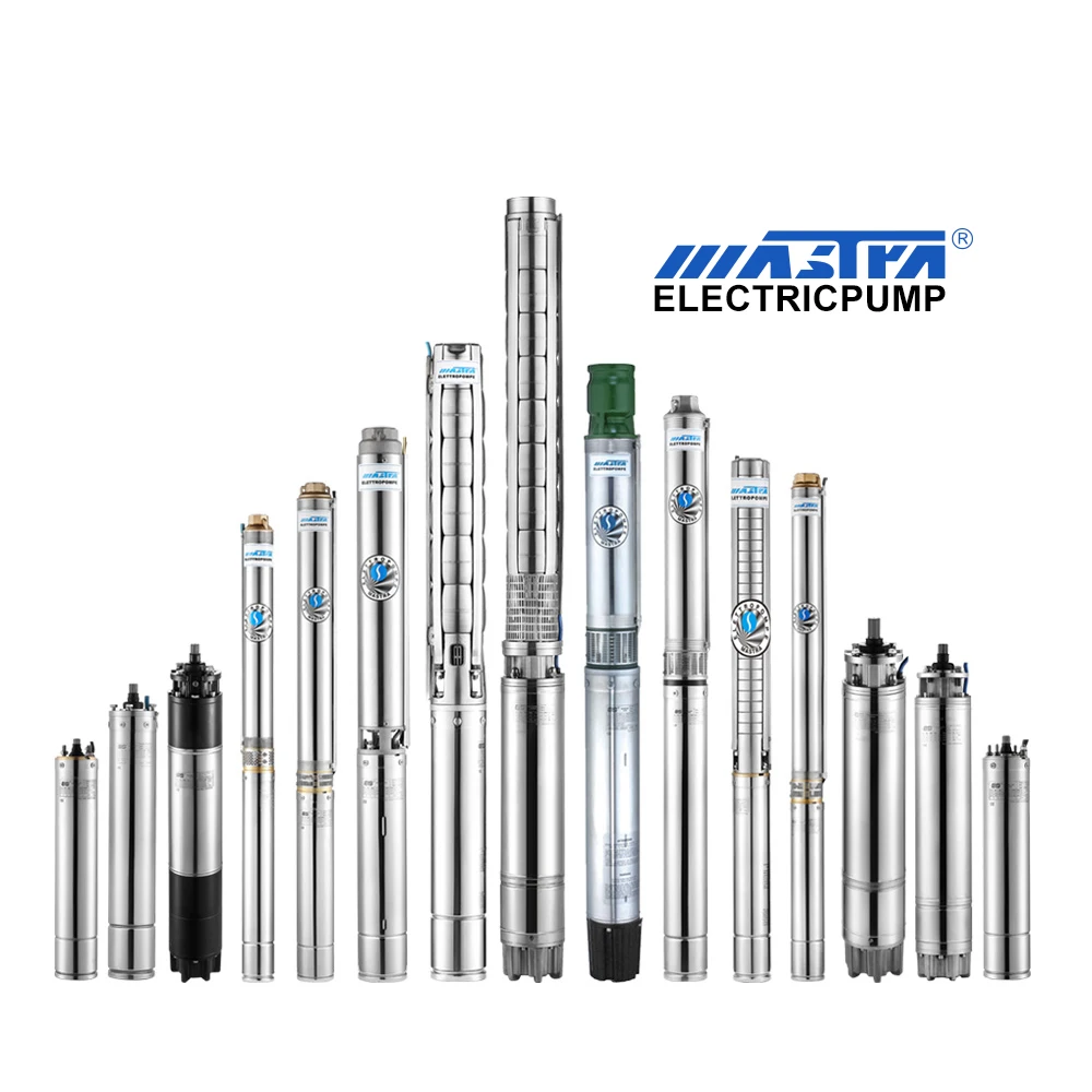 

MASTRA All Inch Brushless Motor Stainless Steel Centrifugal Borehole Water Pumps DC AC Solar Submersible Pump