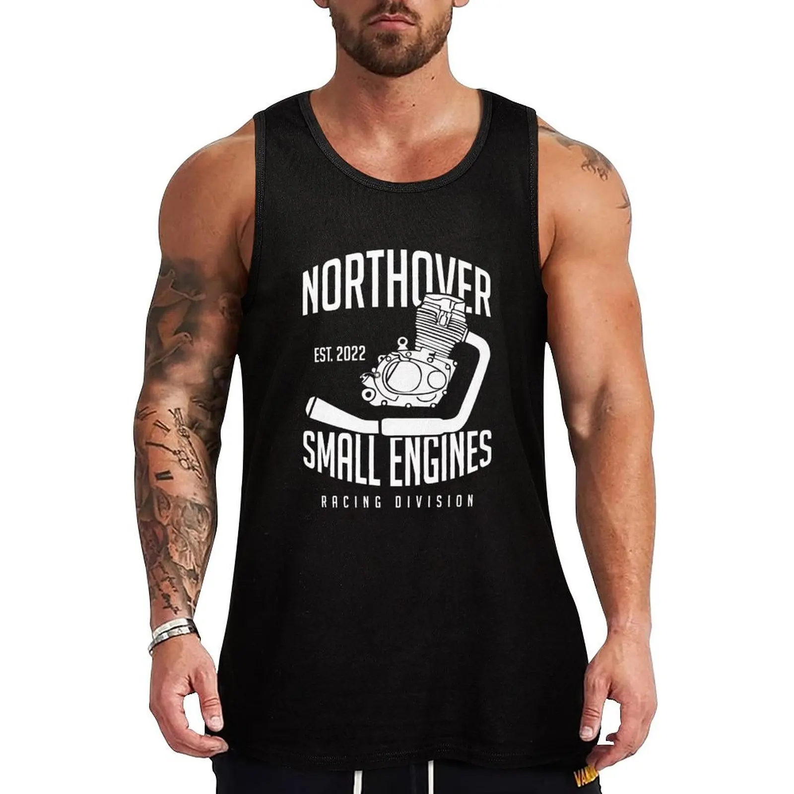 

Northover Small Engines Racing Division logo Tank Top Outdoor Casual Tank Top Loose Sleeveless Summer Tee
