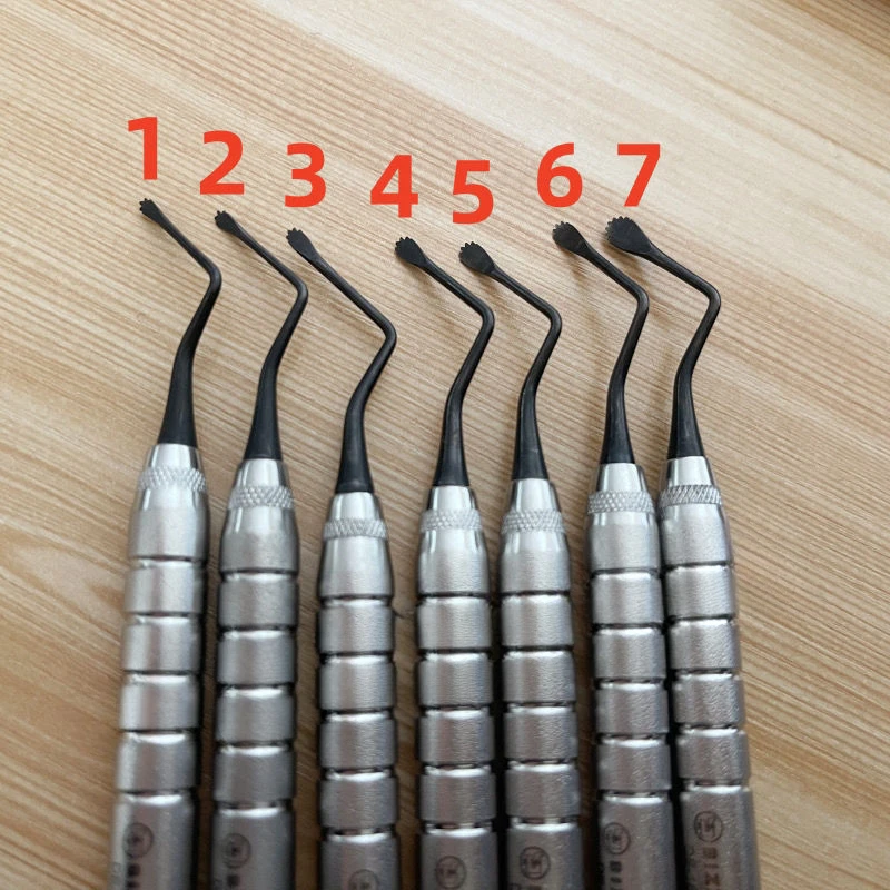 

Pakistan Tungsten Carbide Steel Dental Serrated Scraper Tooth Cleaning Scraper Restoration Digging Spoon Excavator Dental Tools