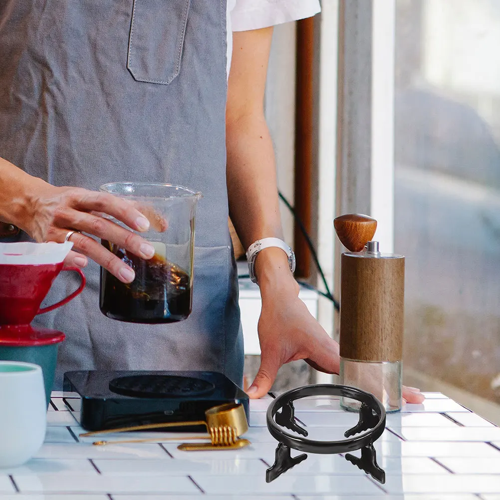 

2Pcs Portable Wok Ring for Gas Stove Heavy Duty Iron Wok Stand Non Slip Stability Cooking Support Outdoor Indoor Use