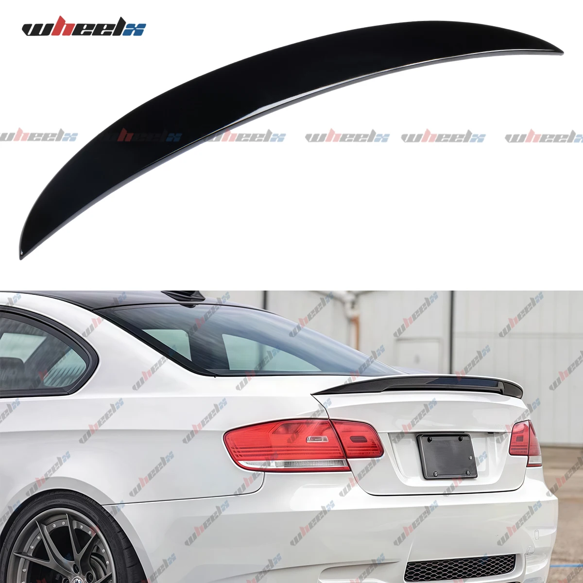 Image of Heckspoiler für BMW E92 3er-Reihe 2-Türer Coupé 2006-2013 & 2007-2013 E92 M3 Coupé Modell - Nicht passend für 4-Türer Limousine oder Cabriolet Modell.