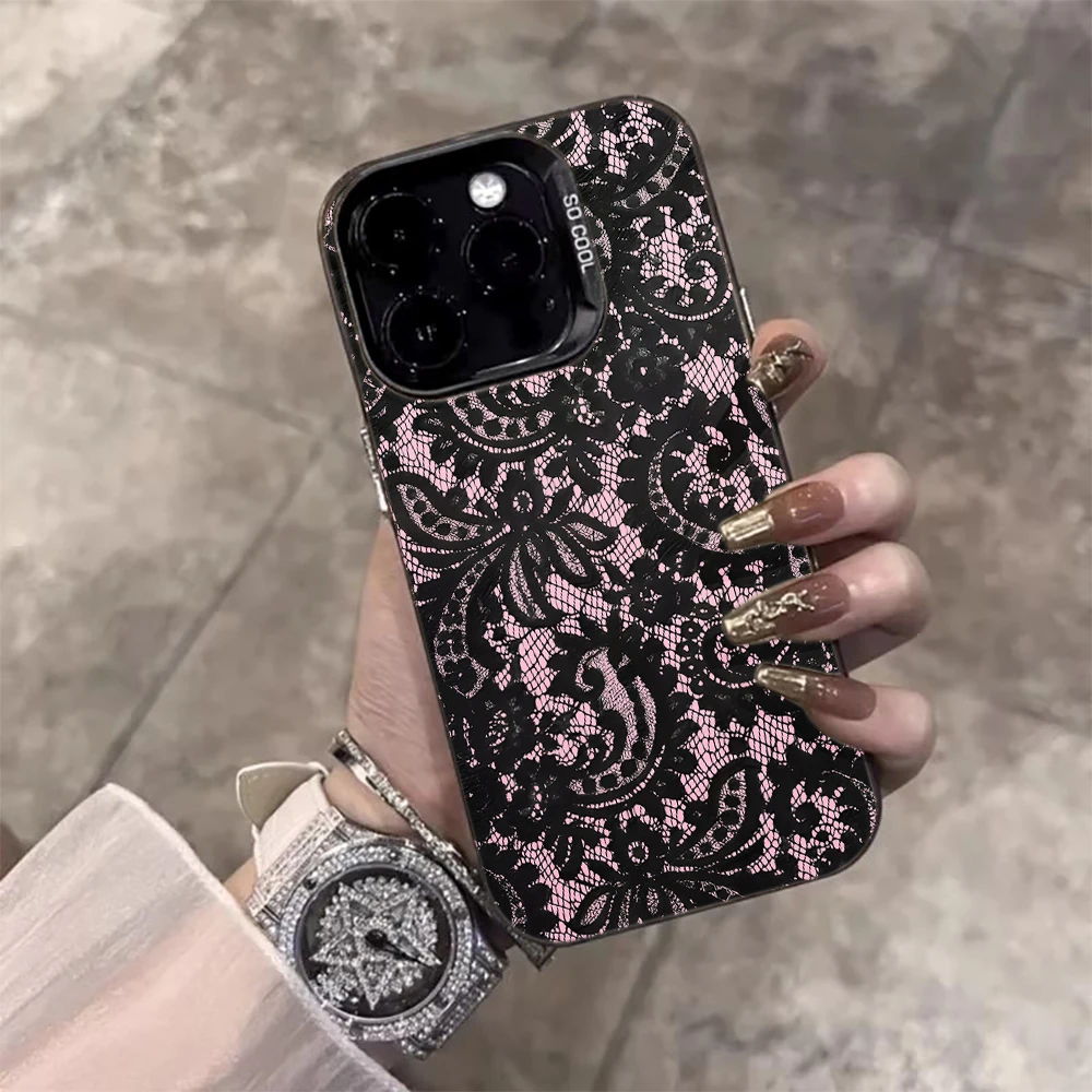 Spitzenblumen-Handyhülle für Xiaomi Redmi Note 17 Pro Max Hüllen Redmi Mi 11 Lite 5G 12 14 15 14T 15T 13T Pro Drop Coque Coque – Detail 8