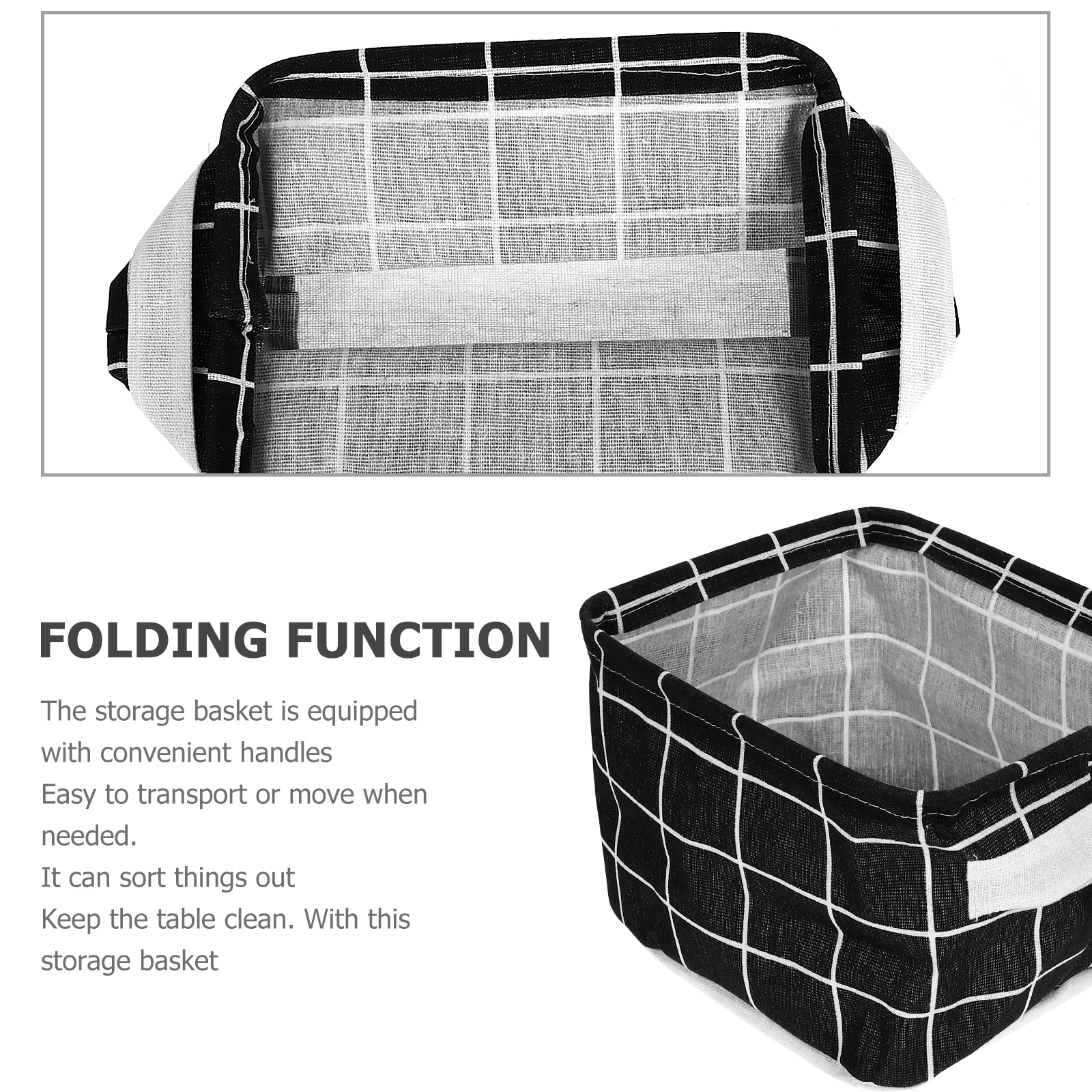 

3pcs Storage Box Bins for Desktop Clothes Sundries Laundry Home ganization Containers Baskets Tidy Desk Bedroom Multi Purpose