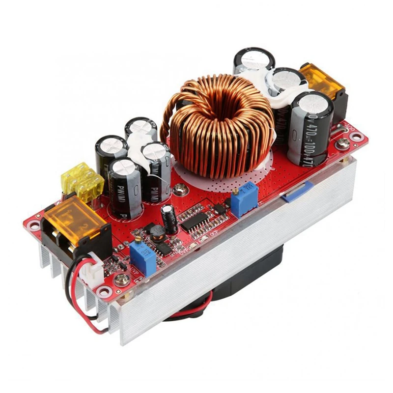 2X 1800W DC DC Voltage Converter CV Boost Converter Adjustable Module Power Supply 40A 10V-60V To 12V-90V Regulator